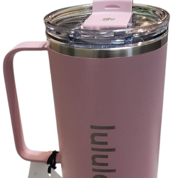 NWT lululemon Pink Insulated Mug 20oz - Picture 2 of 6